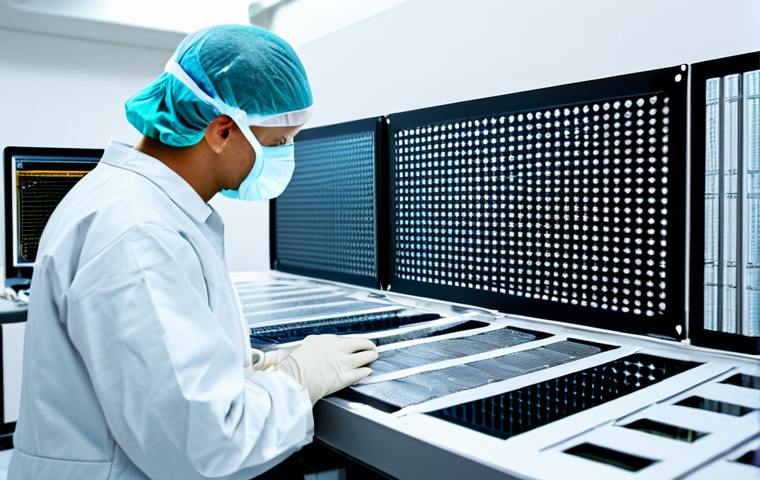 Semiconductor Manufacturing**
"A professional engineer in a cleanroom environment, wearing a full cleanroom suit, inspecting a silicon wafer with intricate microchips. High-tech manufacturing equipment in the background. Focus on precision and detail. Fully clothed, appropriate attire, safe for work, perfect anatomy, correct proportions, professional, high quality."
**