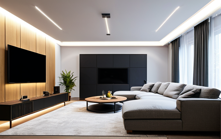 전자기술사와 최신 전력 기술 활용 사례 - Modern Home Lighting**

"A well-lit living room featuring energy-efficient LED lighting and smart ho...