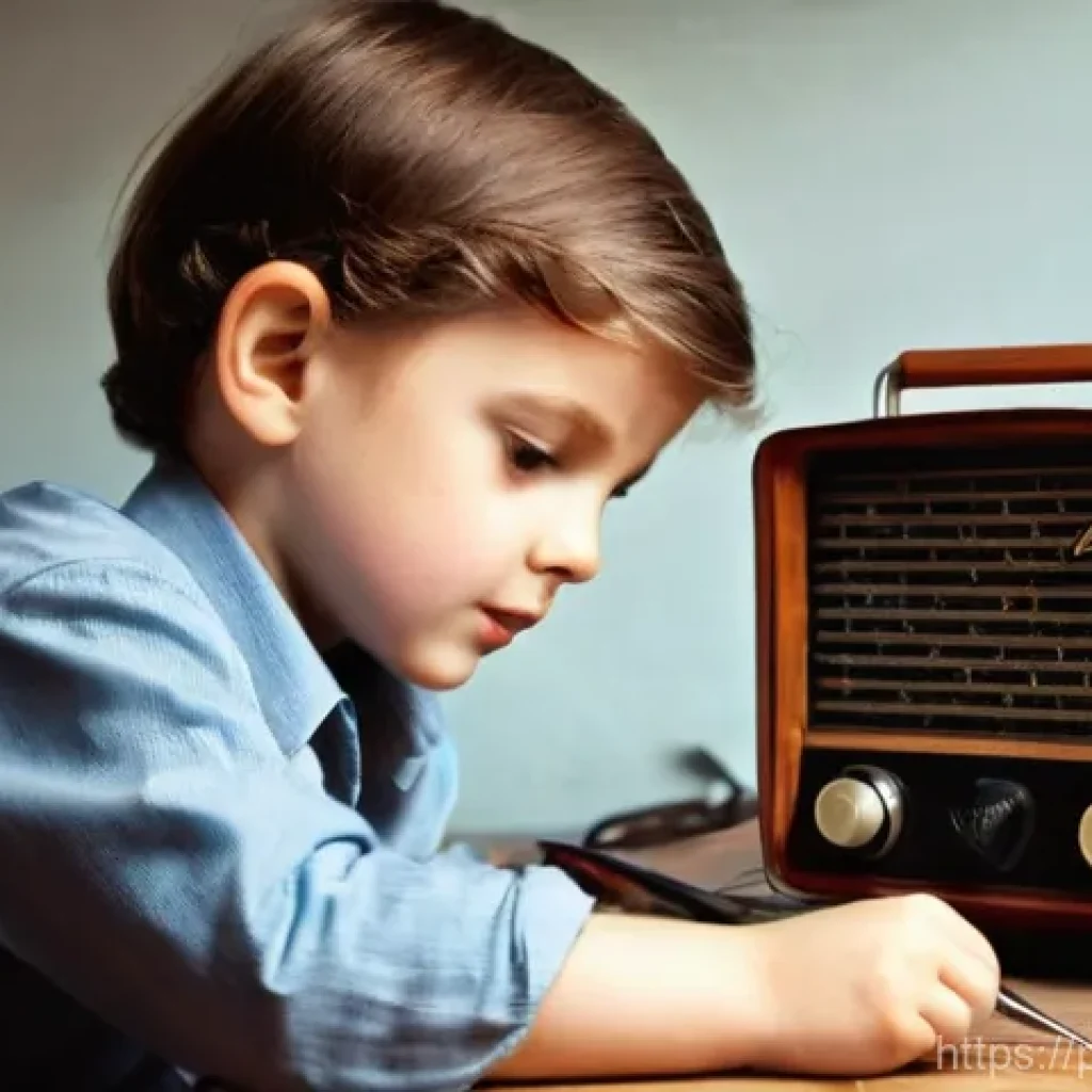 전자기술사와 자격 취득 동기 부여 사례 - Childhood Spark**
    "A curious Polish child, around 8-10 years old, with bright eyes and a look of...