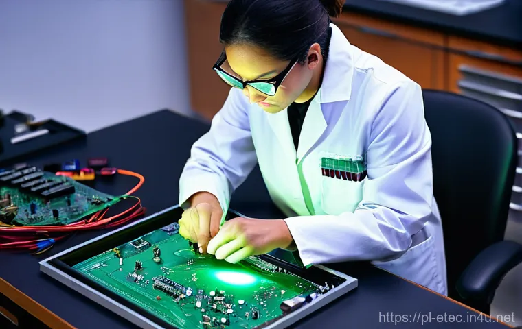 전자기술사 자격증의 가치를 높이는 법 - **Prompt:** A young Polish electronics technician, proudly holding a diploma in a modern, brightly l...