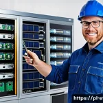 전자기술사와 최신 기술 인증 사례 - **Prompt 1: The Evolving Electrician: From Wrench to Widget**
    "A male electrician, mid-30s, dres...