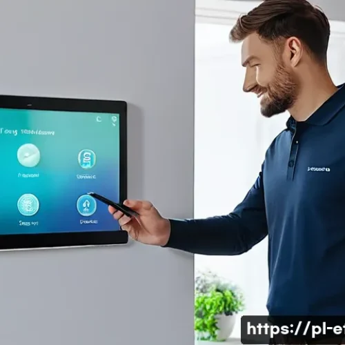 전자기술사 자격증과 평생 교육의 중요성 - **Prompt for Smart Home Installation:**
    "A clean, brightly lit image of a professional male or f...