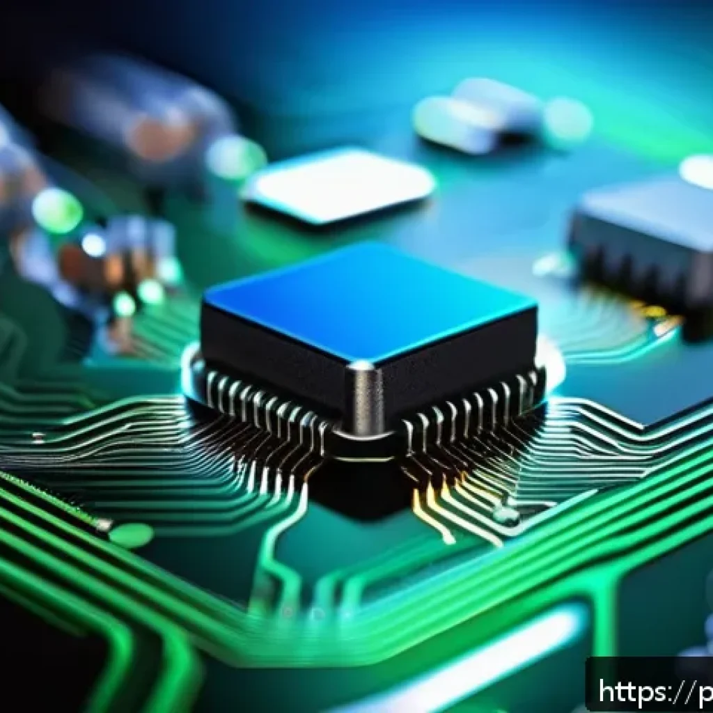 전자기술사와 관련된 최신 학술 자료 - A highly detailed close-up of a futuristic electronic circuit board featuring ultra-low resistance c...