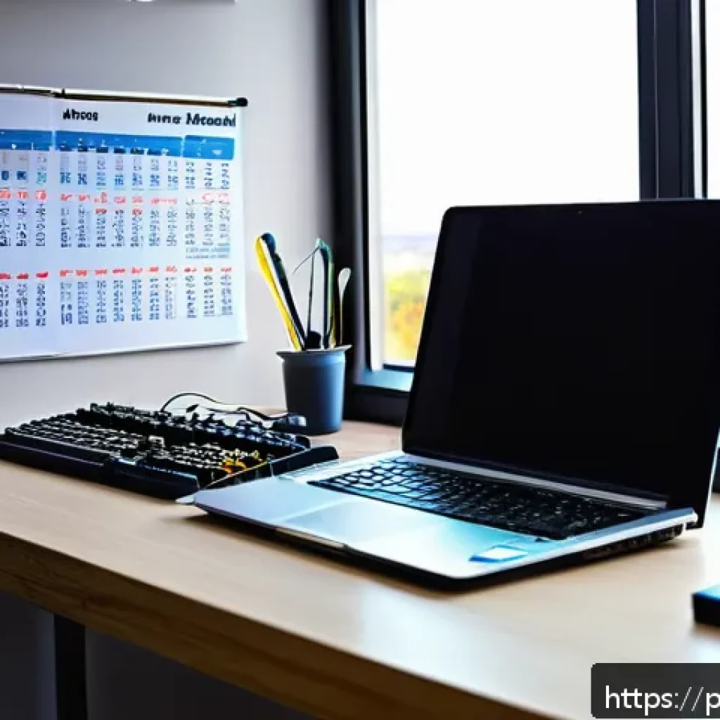 전자기술사와 전자공학 실무 중심 학습법 - A modern study workspace of a Polish engineering student focused on learning electronics: a clean de...