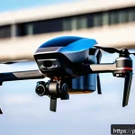 Home 23 전자기술사와 드론 기술의 융합 - A high-tech drone motor assembly close-up showcasing a sleek brushless DC electric motor (BLDC) with...