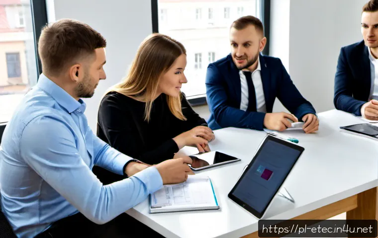 Home 17 전자기술사 스터디 그룹 운영 방법 - Photorealistic study group for advanced electrical engineering certification in Poland, five adult e...